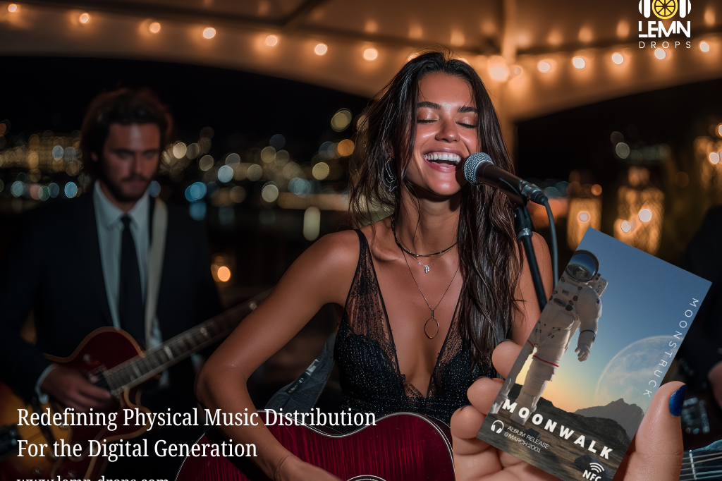 Phygital Music Drop With NFC Music Cards - LEMN DROPS - How to Sell Your Music at Live Events