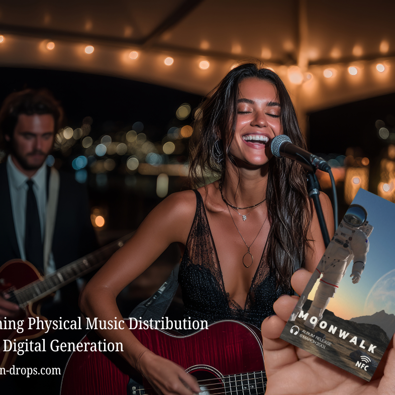 Phygital Music Drop With NFC Music Cards - LEMN DROPS - How to Sell Your Music at Live Events