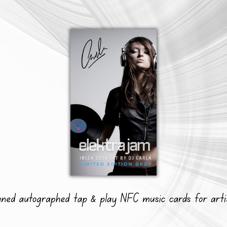 How to Sell Signed Vinyl, CDs & NFC Music Cards